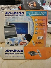 AVerMedia AVerTV Hybrid Ultra USB TV Tuner Capture Box Open Box Complete
