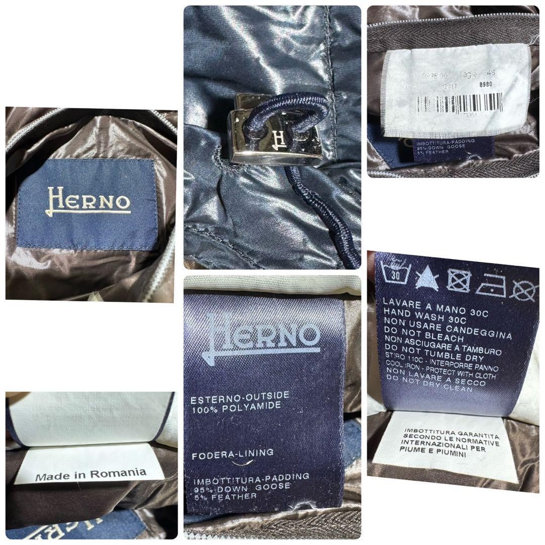 Herno Down Jacket Reversible Lightweight Zip Up U… - image 9