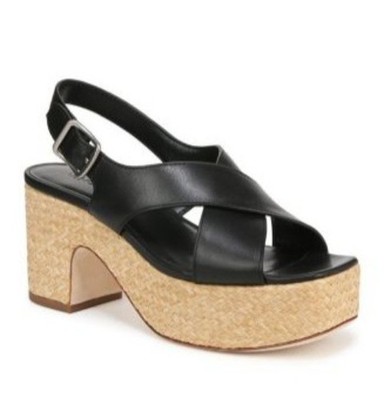 Vince Clementina Platform Sandals Chic Timeless Old Money Elevated Women 8.5 New