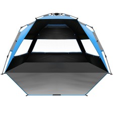 OutdoorMaster Beach Tent with Blackout Shelter Technology, Portable Sun Shade...