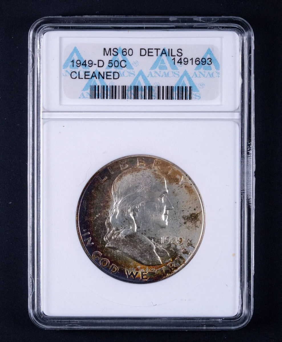 MS 60 Graded Franklin Half Dollars (1948-1963) for sale | eBay