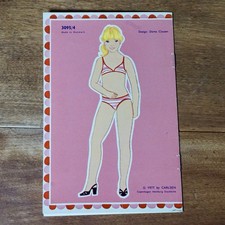 Vintage 1977 Carlsen Paper Doll Book Dorte Clausen Denmark Dress Up