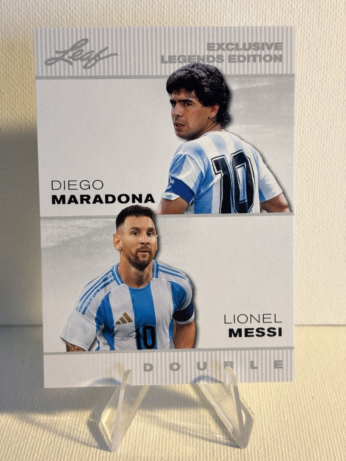Messi *Maradona Team Argentina 2025 "Special Release" Double Edition Soccer Card