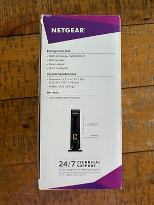 Netgear N300 300 Mbps 4-Port 10/100 Wireless N Router (WNR2000)