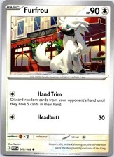 Furfrou 067/088 Common Perfect Order Pokemon NM