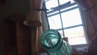 VINTAGE "WEST END BR'G CO. UTICA N.Y."~ICE BLUE~CROWN TOP~10" TALL~LADY LEG NECK — photo 3