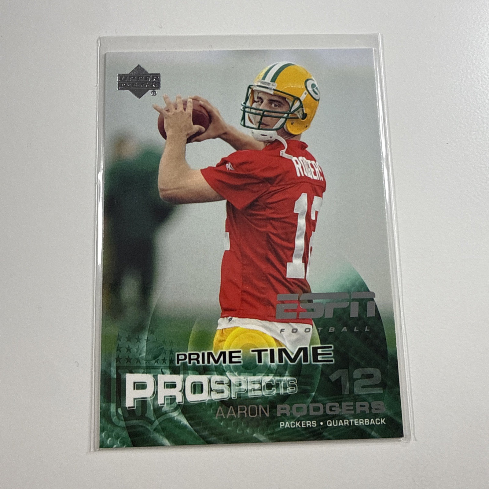 2005 Upper Deck ESPN - Prime Time Prospects Aaron Rodgers #101 (RC)