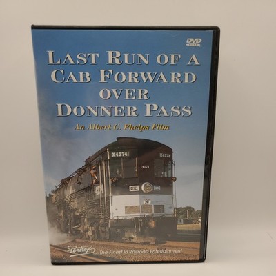 Last Run of a Cab Forward over Donner Pass Train DVD in Case