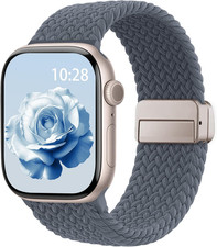 Braided Stretchy Band Compatible with Apple Watch Bands 38Mm 40Mm 41Mm 42Mm 44Mm