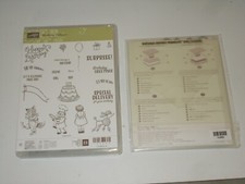Stampin'Up BIRTHDAY DELIVERY photopolymer set BIRTHDAY FRIENDS framelits NEW