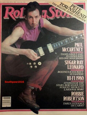 1980 Pete Townshend The Who Rolling Stone Magazine  Original (Cover Only)