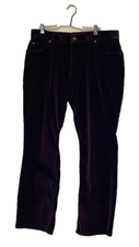 Eddie Bauer brown corduroy pant sz 14 fall winter dressy cozy comfy preppy 90s