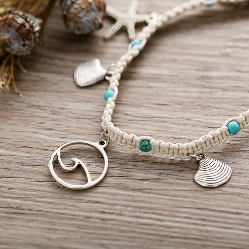 Varios Estilos Pulsera Tobillo Tobillo Cadena Pie Cuentas Corazón Mariposa Colorido - Imagen 213 de 239