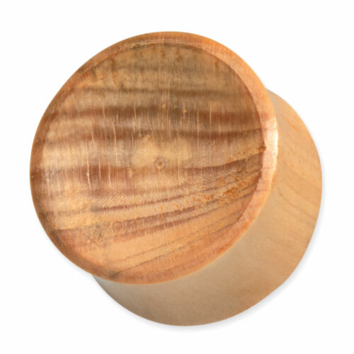Holz Plug Flesh Tunnel Konkav Ohr Piercing verschiedene Holzarten 2-30 mm - Bild 40 von 55