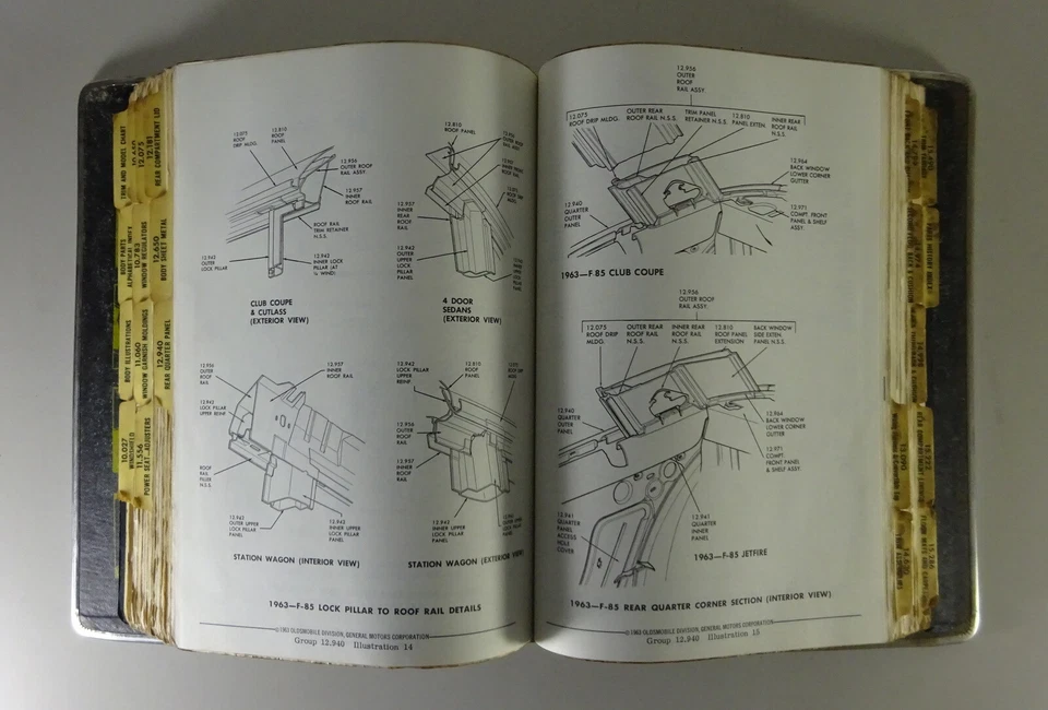 Catalogo Ricambi / Parti List Oldsmobile Serie 88 /98/ Super 88/F85 Body 4/1964 - Immagine 4 di 4