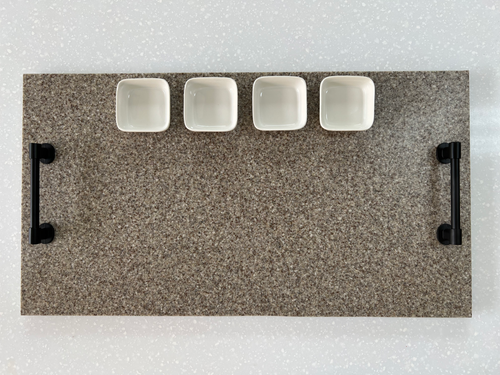 Corian Charcuterie and Cutting Board with Bowls