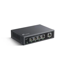 Loocam 4 Port 100mbps PoE Switch 65W 1 Ethernet Uplink Unmanaged Switch