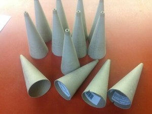 Cardboard Cones for Crafts Lot of 50 Winding Yarn Works with Cone Winders
