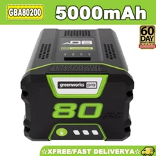 5.0AH Li-ion Battery for Greenworks Pro 80V GBA80200 GBA80500 GBA80250 GBA80400