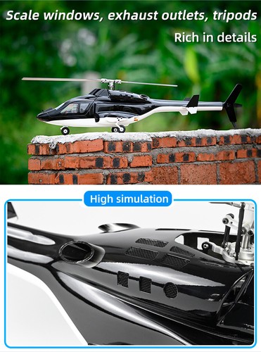 Fly Wing FW450L Airwolf Helicopter Fuselage Shell V2 V2.5 V3 6CH H1 Simulation - Picture 11 of 21