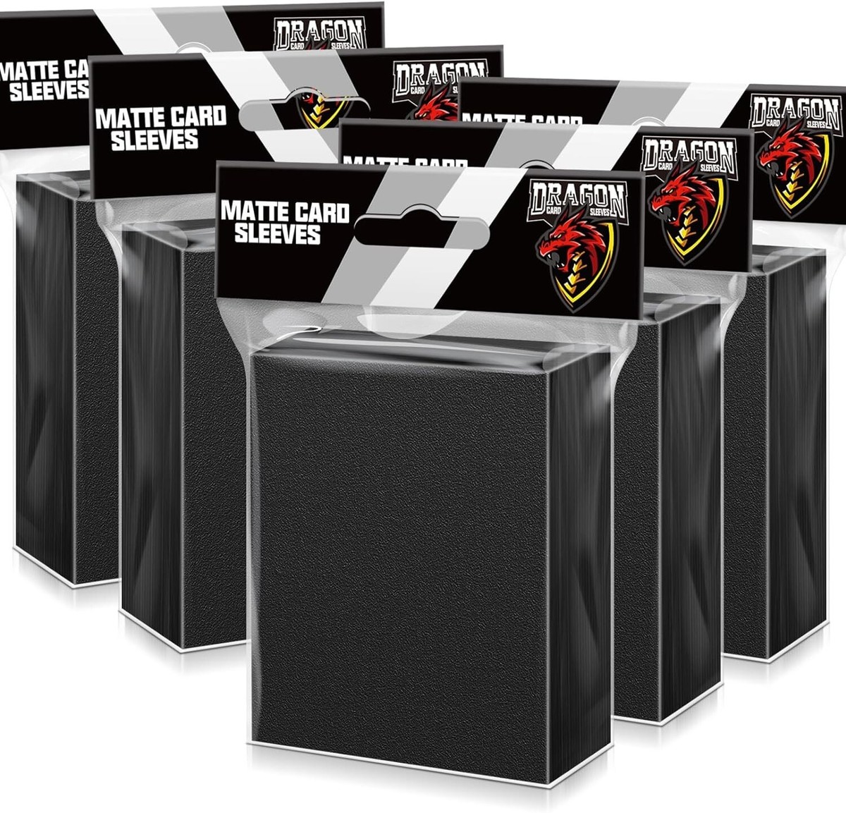 500 Pcs Black Matte Card Sleeves For Trading Card Sports Card MTG Yugioh  Protect
