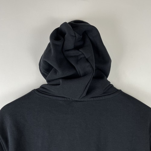 Kappa Hooded Sweatshirt Mens Large Black Spell Out Hoodie Sportswear Football - Picture 5 of 8