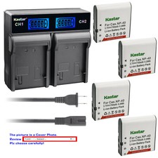 Kastar Battery LCD Rapid Charger for Kodak LB060 Kodak PixPro AZ525 PixPro AZ526