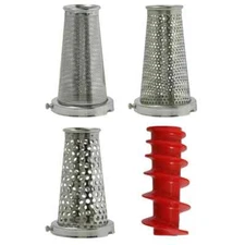 Set of 4 Strainer Screens for Johnny Apple Sauce Maker Food Strainer