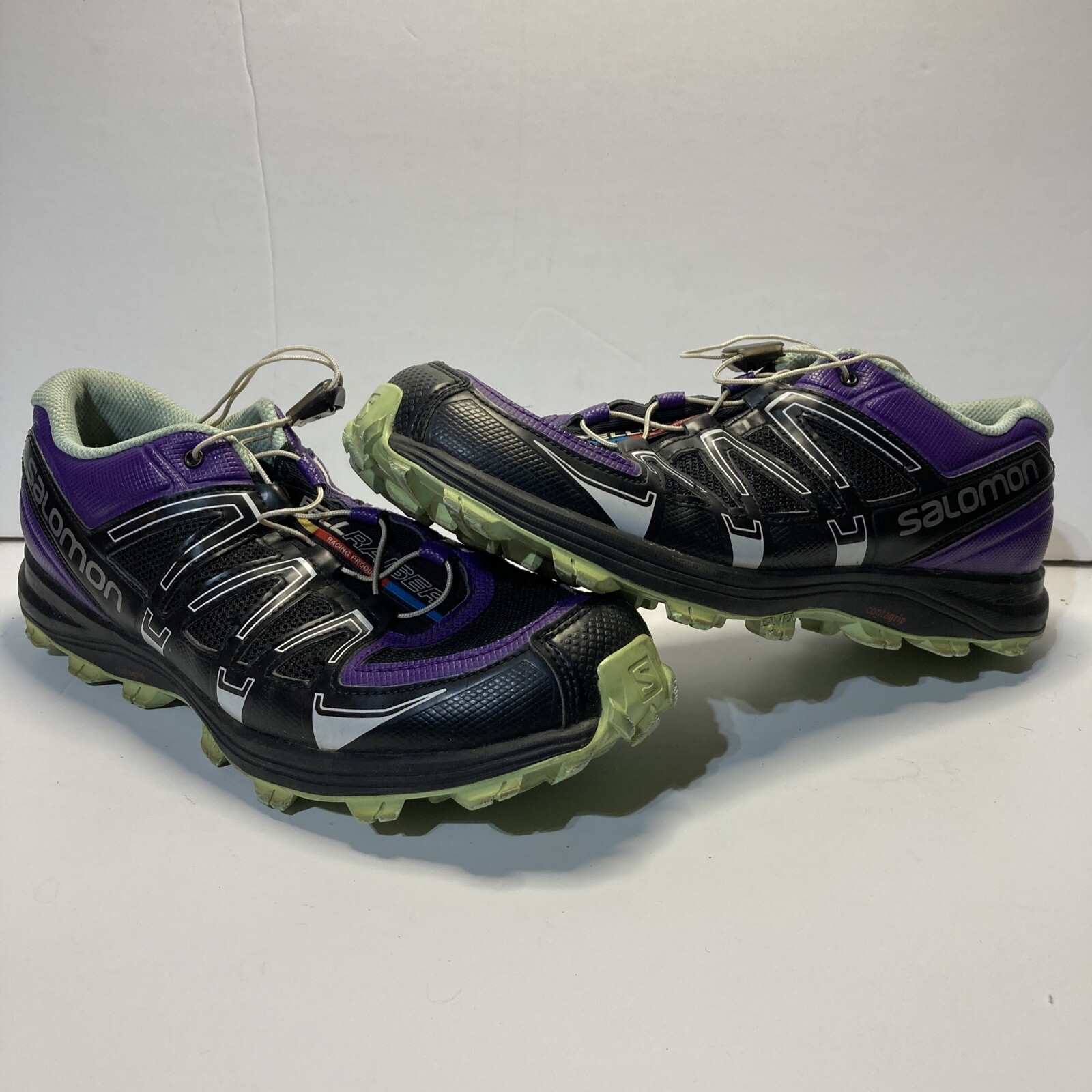 SALOMON Fellraiser scarpe da trail running da donna taglia US 9 5 EUR 42 viola nere