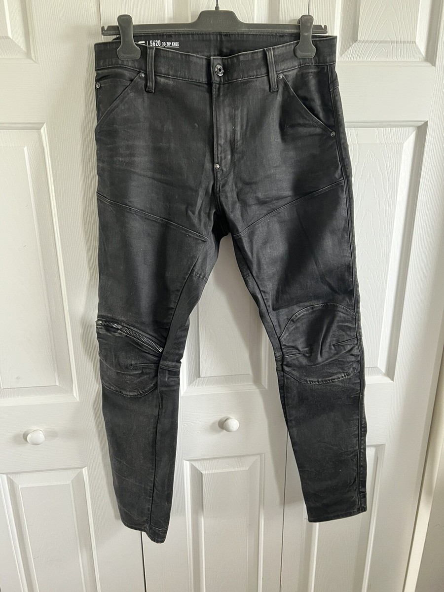 G-Star Raw 5620 3D Zip Knee Skinny Jeans, W36 L32 Men's Stretch