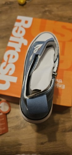 REFRESH XTI scarpe da ginnastica alte jeans spiaggia slip on tela qualità UK 6 - Foto 7 di 13