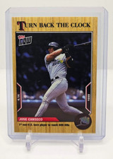 Jose Canseco 2022 Topps Now Turn Back the Clock - Tampa Bay Devil Rays