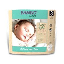 Bambo Nature Overnight Baby Diapers Sizes 3 TO 6 