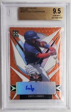 2021 Leaf Valiant Orange Eddys Leonard Autograph RC 24/99 BGS 9.5 w/10 Auto