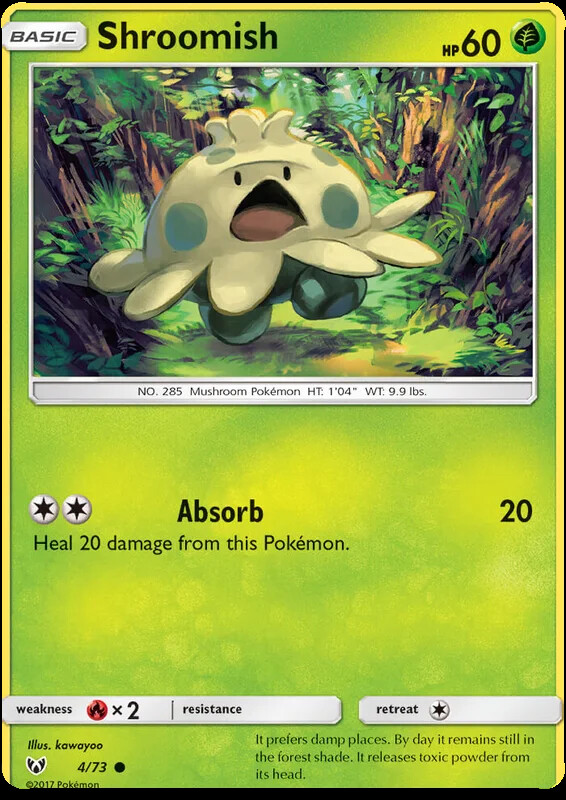 shroomish pokemon cards Free: Breloom Evolution [Fire]2 Shroomish Pokmon TCG Cards for