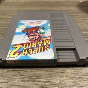 Super Mario Bros. 2 (Nintendo NES, 1988) Cart Only. Tested.
