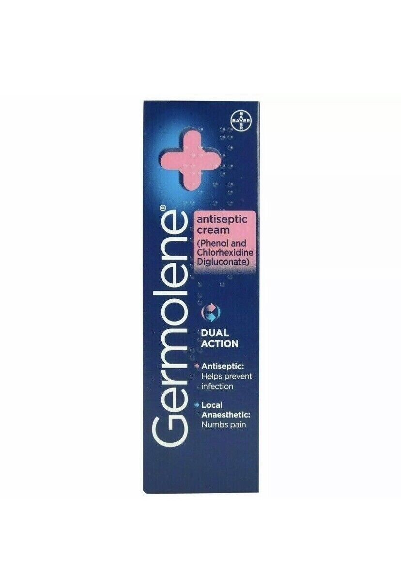 Germolene Antiseptic Cream Dual Action with Local Anaesthetic Numbs