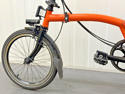 Brompton M6L Black Edition Bike Orange - Excellent Condition