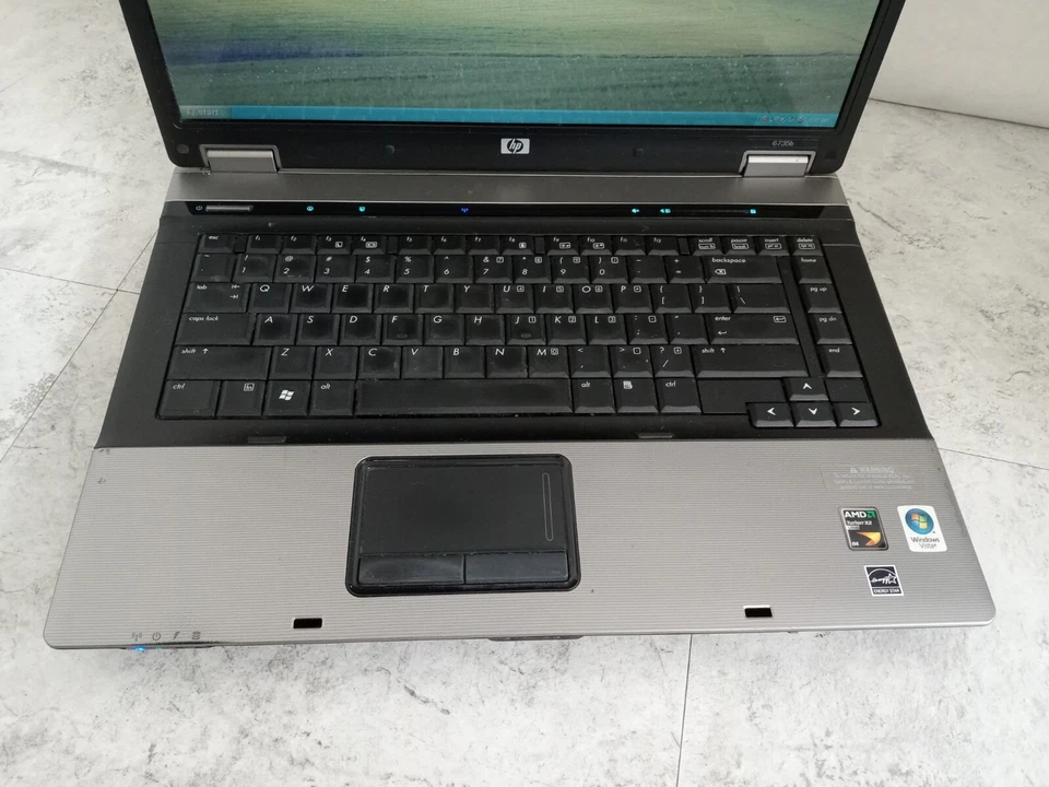 HP Compaq 6735b 15" Laptop AMD CPU 4GB RAM 120GB HDD Windows XP - READ -RR - Image 2 of 4