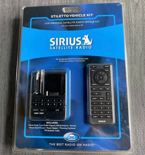 Stiletto VEHICLE Kit SLV1R Sirius XM Satellite Radio Docking