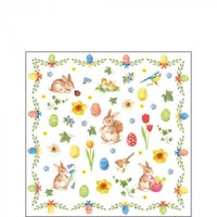 20 Papierservietten, Cocktail - Servietten Easter Collage / Ostern By Ambiente