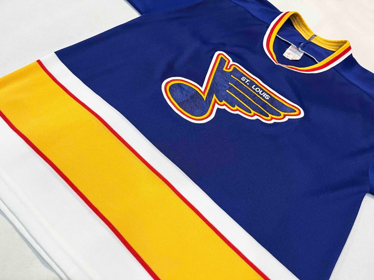 NHL BLUES HOCKEY ピステ プルオーバー CCM 古着 NHL BLUES HOCKEY ピステ プルオーバー CCM 古着｜Yahoo!フリマ