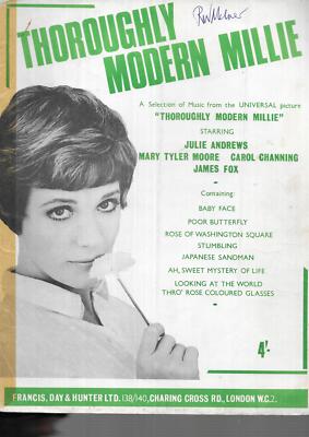 Julie Andrews Selection Thoroughy Modern Millie Mary Tyler Moore UK Sheet Music