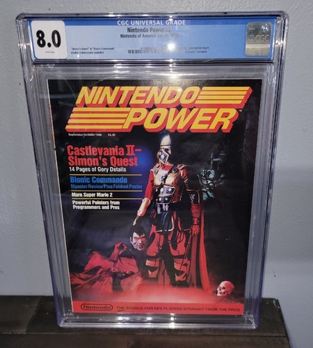 Nintendo Power ( #1 #2 #3) CGC GRADED- Mario Issues 1988 - Picture 4 of 15