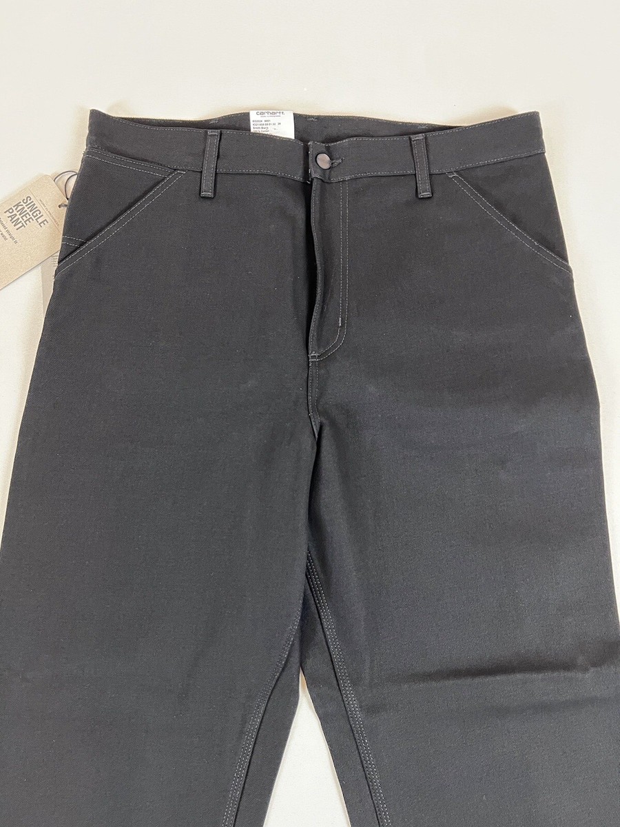 カーハートCarhartt wip SINGLE KNEE PANT 28×32 CARHARTT WIP SINGLE KNEE PANT SMITH DENIM BLACK RIGID 36X32 NWT | eBay