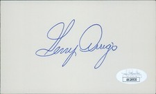 Gerry Arrigo Minnesota Twins Signed 3x5 Index Card JSA Authenticated