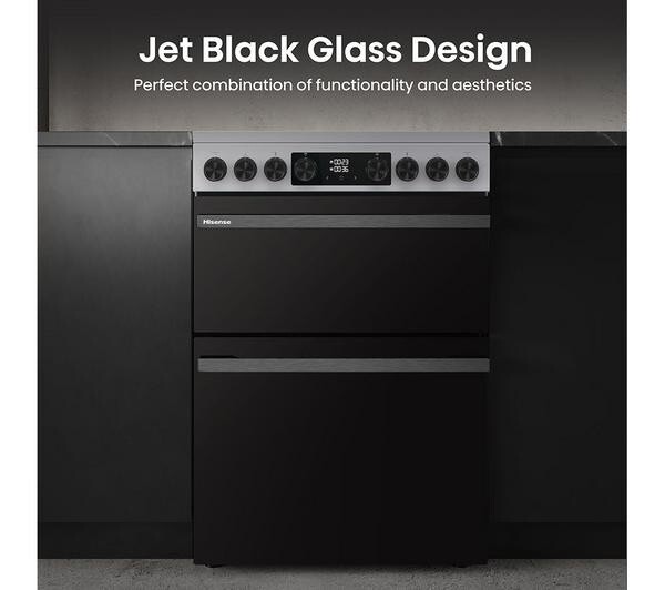 Hisense HDCEC6C20X Hi6 Max 60cm Electric Cooker with Ceramic Hob/N1103