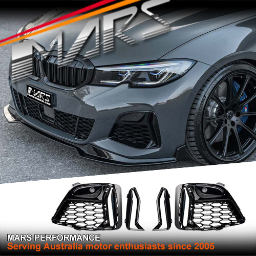 M340i Style Front bumper bar Mesh Vents for BMW 3Series M Sport G20