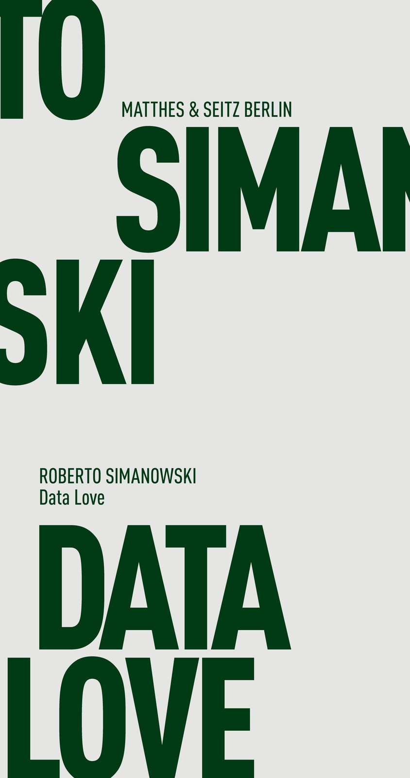 Thumbnail - Data Love | Roberto Simanowski | Deutsch | Taschenbuch | Fröhliche