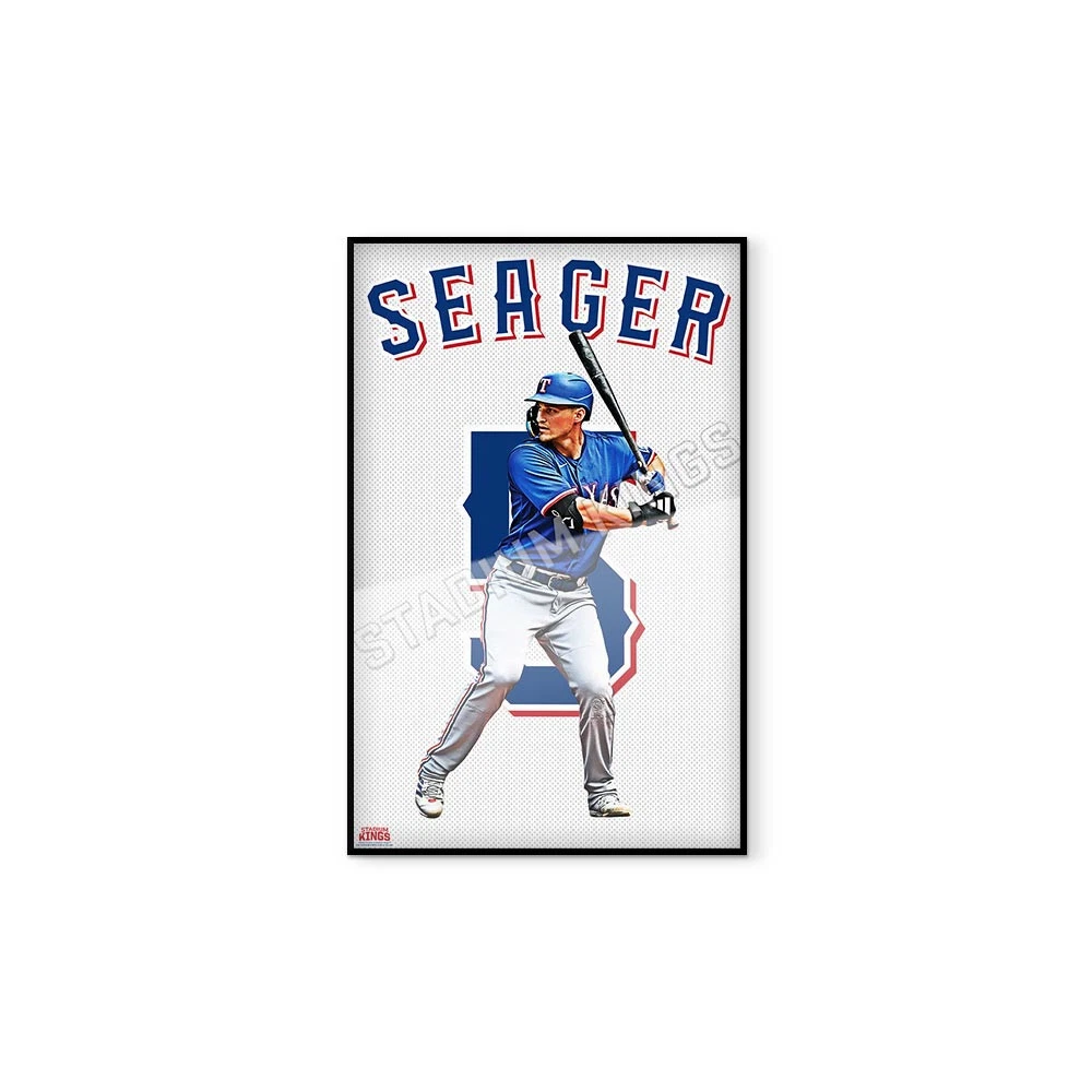 Corey Seager Texas Rangers Poster Wall Art Print